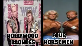 WWE 2K22 | WCW | The Hollywood Blondes Vs. Ric Flair and Arn Anderson of The Four Horsemen.