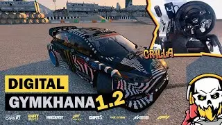 If Ken Block Played Assetto Corsa - Sim Drifting - Steering Wheel & Shifter - DIGITAL GYMKHANA 1.2
