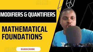 Modifiers and Quantifiers | Mathematical Foundations
