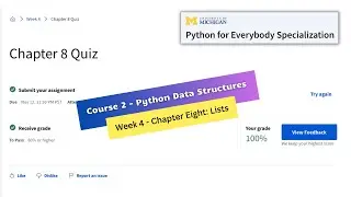 python data structures coursera week 4 quiz answers || Python for Everybody Specialization