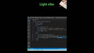 javascript for beginner | light on and off in javascript