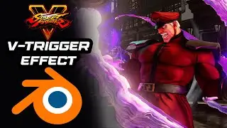 How To Make A SFV's V-Trigger Effect [Blender Tutorial]