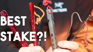 What's The BEST Tent Stake? Groundhogs, Y-Stakes, Shepherd's Hooks & More