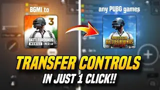 (New method)Transfer BGMI controls to any PUBG MOBILE versions in just 1 click🔥