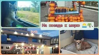 🚆Поезд №477 Челябинск-Адлер.Плацкартный вагон. Едем  к морю🌅🌴. Гуляем на станциях).