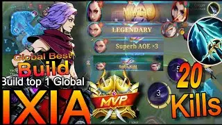 Ixia best build and emblem 2026 mlbb. Maniac 20 kills!! |   Build Top 1 Global Ixia - MLBB 