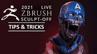 Zbrush Summit 2021 Sculpt off Tips and Tricks (Zbrush 2021.7.1)