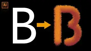 3D Fur Effect in Adobe Illustrator | How to use Blend Tools | Bangla Tutorial