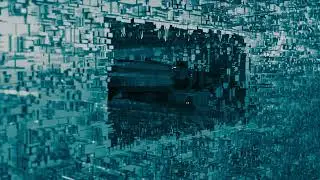 Undocking. Houdini CGI Scene. Redshift 3D render. Procedural greeble objects.
