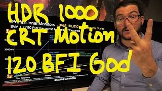 Sony could make the perfect TV for Gaming. CRT like Motion clarity with 1000 nits HDR at just 120fps
