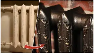 How to turn an ugly cast iron radiator into a gorgeous Victorian one! / Simple and affordable