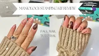 MANIOLOGY STAMPING KIT REVIEW | INBOXING, SWATCHES | FALL NAIL TUTORIAL