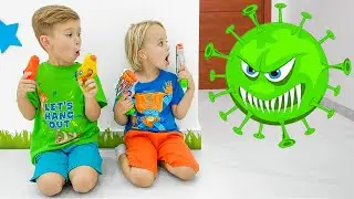 فلاد ونيكي - قصة أطفال عن الفيروسات | ابقى بصحة جيدة