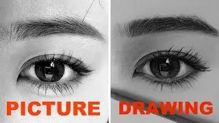 Drawing a Realistic Female Eye