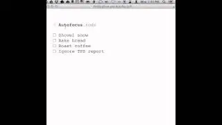 FoldingText and AutoFocus