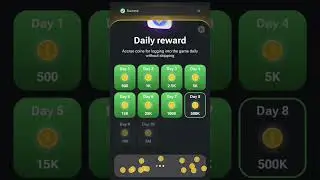 Hamster Kombat Daily reward 😍 || New Earning app today #shorts #hamsterkombat