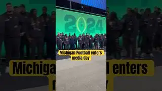 Michigan Football has ARRIVED at National Championship Media Day 