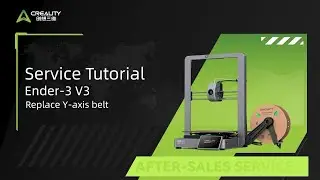 Service Tutorial Ender 3 V3 Replace Y axis belt