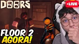 🔴 DOORS FLOOR 2 AGORA! ZERANDO e DESCOBRINDO TODOS SEGREDOS da ATUALIZAÇÃO! ROBLOX LIVE
