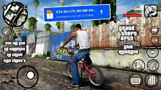 GTA SA Lite 200MB for Android 11-14 with CLEO Cheats & Enhanced Graphics | 2024 Edition