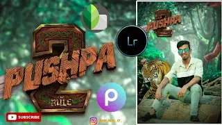 pushpa 2 photo editing | picsart photo editing #viral #viralshort #photography