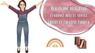 Réalise une déco d'été tendance avec le vinyle Cricut et Creative Fabrica