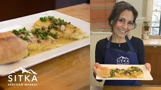How to cook pan-seared cod piccata