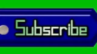 Subscribe button animation - simple animation template  - Greenscreen Effect sample video