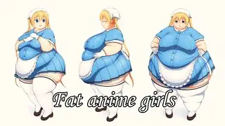 FAT ANIME GIRLS | WIGHT GAIN | BBW/SSBBW/USSBBW