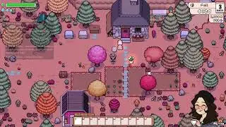 [🔴VOD] Fields of Mistria (21) - Sleepy Grove - FALL 3 - 7: Repairing the beach bridge! lotsa wood