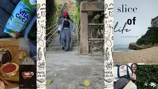 slice of my cute little life | studying, going to the beach, mental health day | anamuri