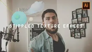How to: Stippled Texture Illustration Effect | Adobe Illustrator Tutorial