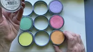 Show and tell : My metallic pan pastels