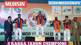 MUHSIN HISOMIDDINOV YANA JAHON CHEMPIONI BOʻLDI BUGUN 28.11.2022    4 karra jahon chempioni