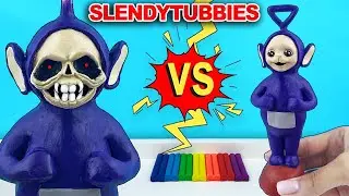 Clay - Teletubbies. Tinky Winky SlendyTubbies➤CreepyPasta. Made from Plastilina Tutorial