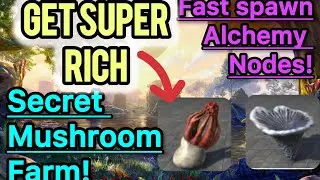 ESO BEST SECRET FARM? 100k Gold Per Hour Alchemy Fast Respawn GOLD FARM