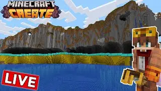 Creative CLIFF Building :: Hardcore Minecraft Create Mod
