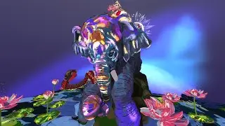 The Elephant and The Snake. Jataka Tale [1/8] Illustrated in Virtual Reality