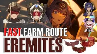 BEST Eremite Farming Route NEAR TELEPORTERS | Candace Dori Ascension Materials Genshin Impact