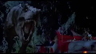 Jurassic Park T-Rex Chase Scene 1080p