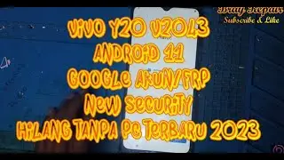 VIVO Y20 FRP Bypass New Security Tanpa PC 2023
