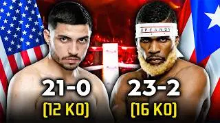 Andres Cortes (USA) vs Abraham Nova (Puerto Rico) | Full Fight Highlights