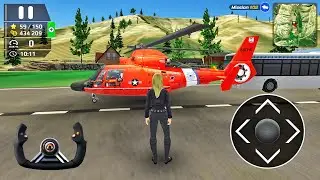 Helicopter Flight Pilot Simulator #2 - Heli License Test Game - Android Gameplay