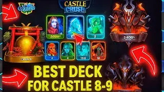 “Unbeatable Deck for Castle 8 & 9 🏆 | Castle Crush Gameplay”||“Unbeatable Deck for Castle 8 & 9 🏆 |