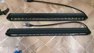 Single-row LED light bar Aurora ALO-S5D1-20 and ALO-S5D1-20-P7E13