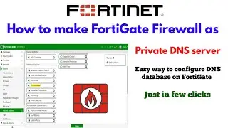 How to Configure Private DNS Server in FortiGate | Step-by-Step Guide | Fortinet