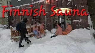 Winter Sauna In Helsinki 