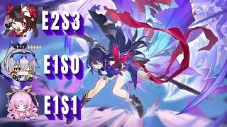 Apocalyptic Shadow 3.2 - E0S0 Seele - E2S1.5 sparkle - E1S0 silverwold - E1S1 Fu Xuan