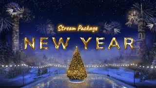 New Year 2022 Twitch Overlay and Alerts Stream Package for OBS