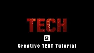 How to create Text Animation with VFX Capcut tutorial